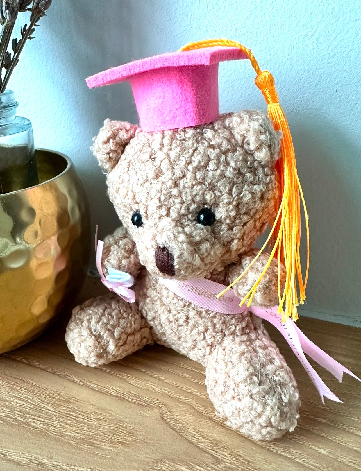 Graduation Sunflower Bear Bouquet